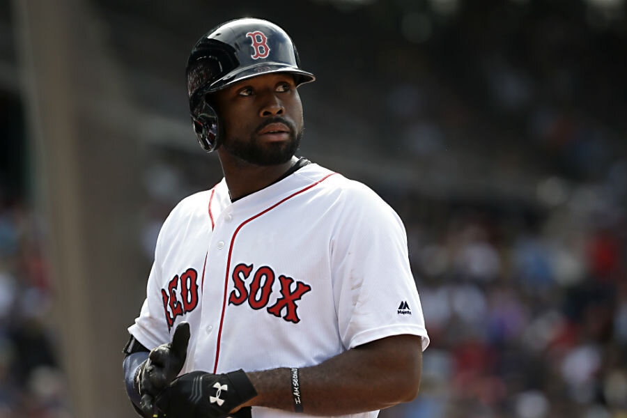 Jackie Bradley Jr. extends his hitting streak to 27 games - CSMonitor.com